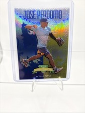 2024 Panini Crusade Blue/Yellow - Jose Perdomo #10 Atlanta Braves