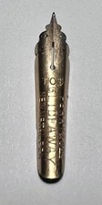 Rare Perry & Co Glideaway No.401 New Metal Pen Antique English Steel Dip Pen Nib