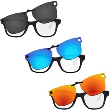 Polarized Clip for Ray-Ban Meta Wayfarer RW4008 Gen 2 RW4012 Large 53-22