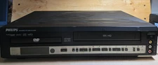Vintage Philips DVD/ VCR Combo 40 VR 2002 Model DVD740VR Digital Audio