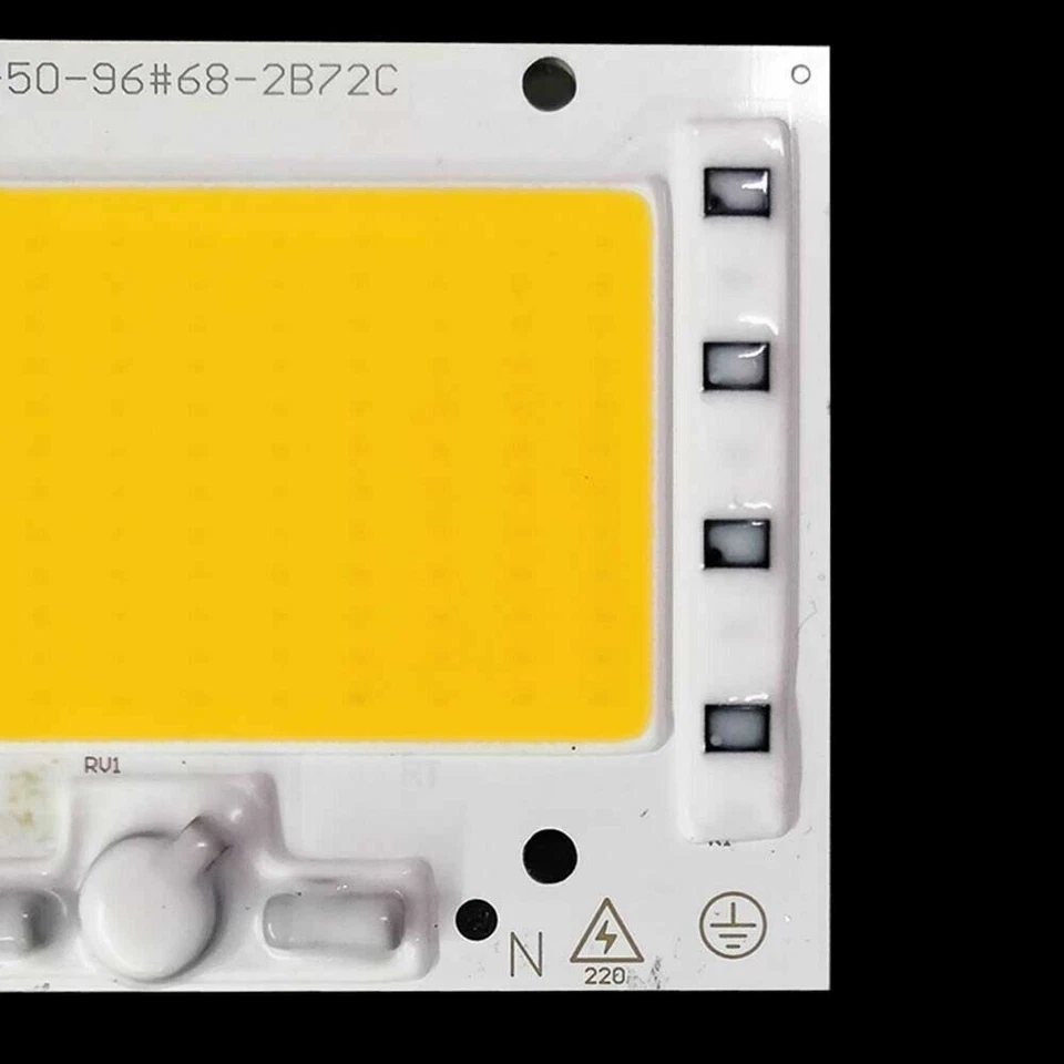50W LED Chip COB high power SMD 220v strahler leuchte lampe fluter Warmweiß 230V - Bild 3 von 4
