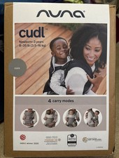  New In Box NUNA CUDL 4 IN 1 BABY CARRIER SLATE COLOR Newborn - 3 years