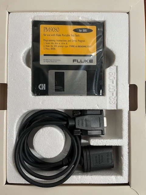 Cable de interfaz adaptador serie industrial FLUKE PM9080 RS-232 aislado ópticamente Foto 4 de 4