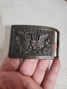Civil War Eagle US Military Soldier Reproduction Belt Buckle Model# FW 1024