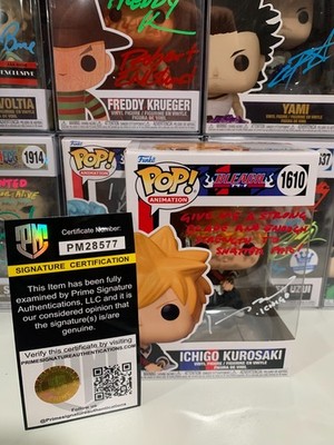 Funko Pop! Bleach - FB Shikai Ichigo Kurosaki 1610 SIGNED By Johnny Yong Bosch