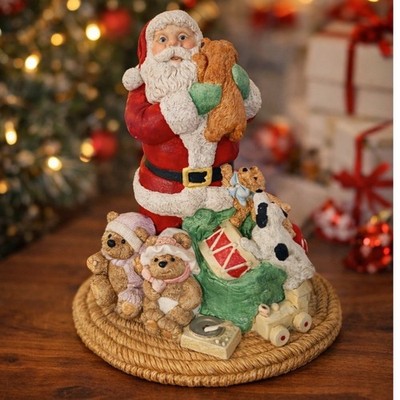 1988 United Design Load 'Em Up The Legend of Santa Claus Figurine Christmas