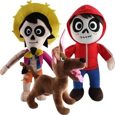 22/30CM Movie COCO Pixar Plush Toys Miguel Hector Dante Pepita Stuffed Kids Gift