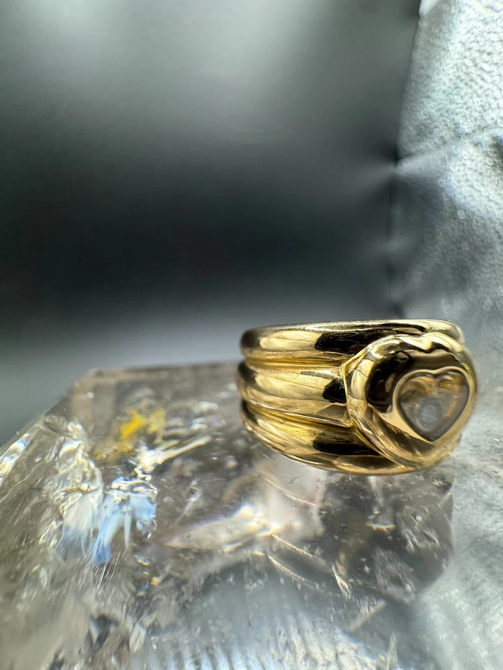 Chopard Happy Diamond Ring 18Karat (750) strahlendem Gelbgold mit Brillant - Bild 2 von 4