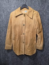 70s 80s Samuel Robert Women s Brown Suede Blazer Kaufmanns Casual