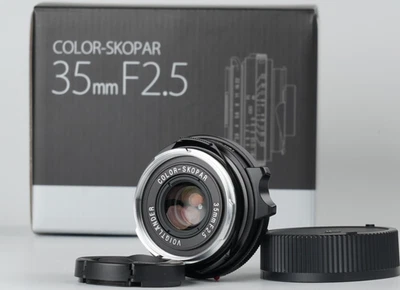 Voigtländer Camera Lenses 35mm Focal f/2.5 Maximum Aperture for