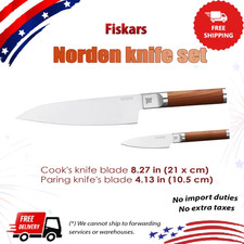 Fiskars Norden Knife Set Premium Stainless Steel Kitchen Cutlery Tools
