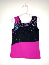 Freestyle Danskin Active Girls Top Athletic Gymnastics Dance  Girl 6/6x Small S