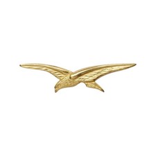 INSIGNE DE CALOT EPERVIER DORE  GRADE OR ARMEE DE L'AIR AVIATION CHAROGNARD