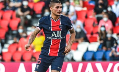 Nike PSG VERRATTI 6 オーセンティック ホームユニ NIKE 2017 PARIS SAINT-GERMAIN #6 VERRATTI AUTHENTIC SOCCER