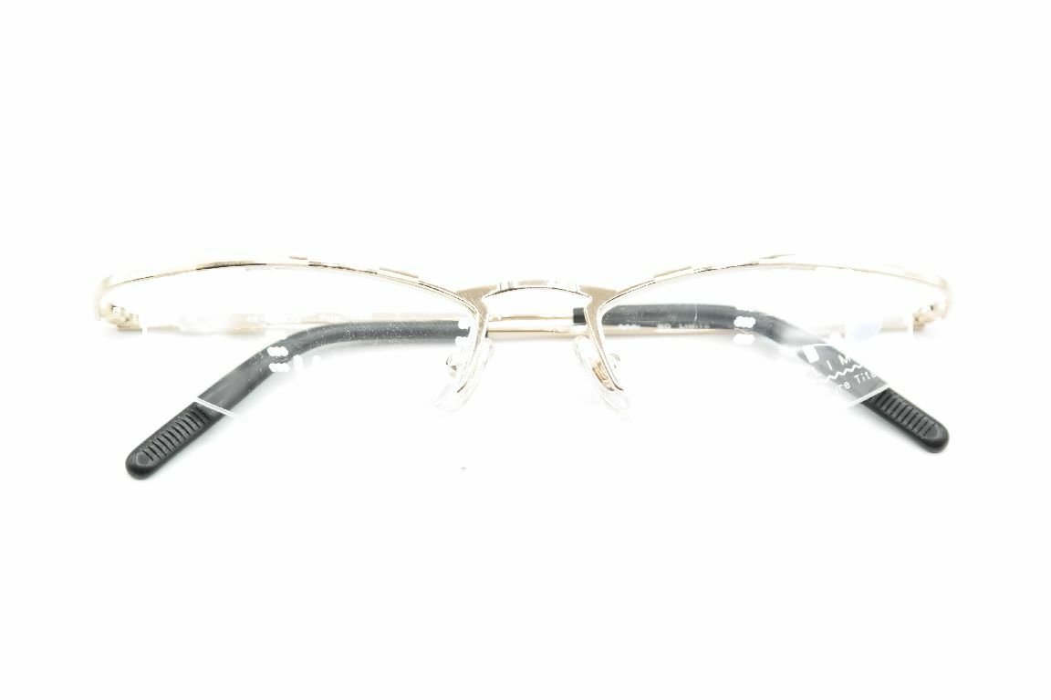 Monture De Lunettes Vintage No Limits 8101 103 – Or Multicolore, Forme Ovale, NOS (neuf Ancien Stock)