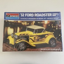 Vintage 1985 Monogram 32 Ford Roadster Street Rod Unassembled Model Kit SEALED