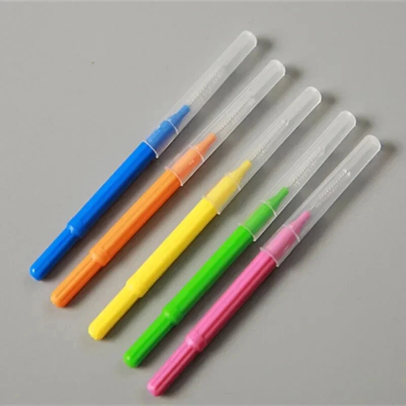 10/100Pcs Interdental Brush Teeth Health Care Orthodontic Dental Tooth BrushTool - Image 3 of 4