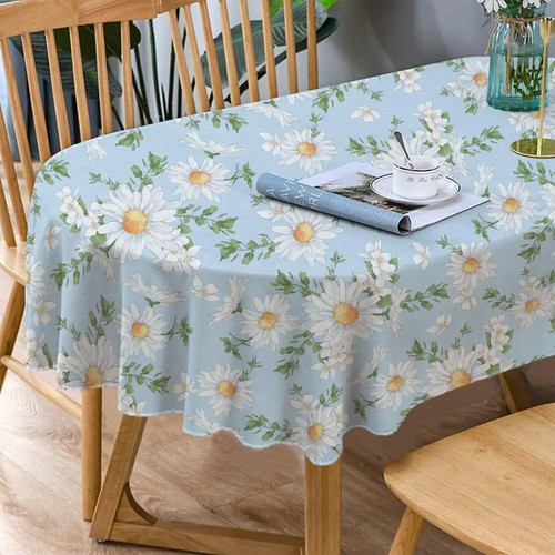 Pink Flowers Print Tablecloth Table Decor Table Covers for Wedding Party Decor - Picture 23 of 23