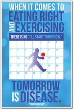 Start Today - Terry Guillemets - NEW Health and Fitness Poster