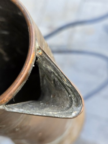 WMF Jugendstil/Art Deco Copper and Brass Carafe/Claret Jug 1905  - Picture 20 of 24