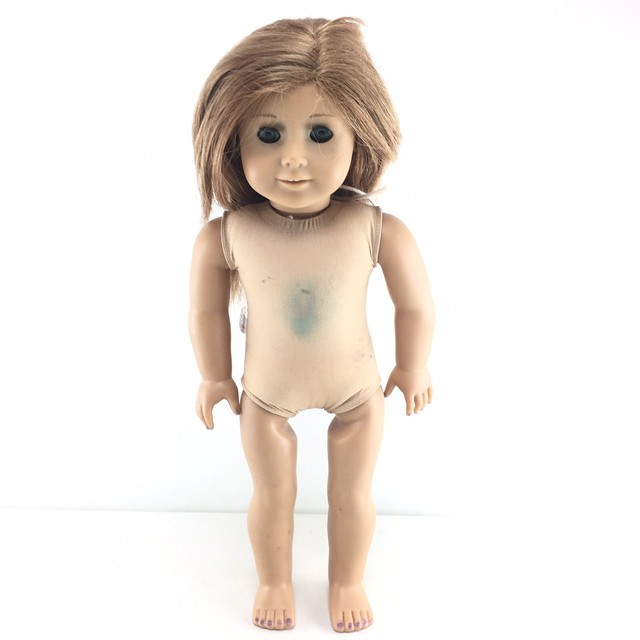 american girl doll light brown hair blue eyes