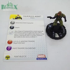 Heroclix Web of Spider-Man set HAMMER Agent #001 Common figure w/card!