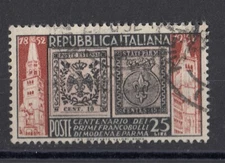 STAMPS Italy Republic 1952 - Modena and Parma 25 Lire SAS689