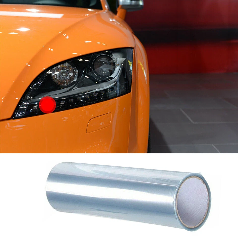 12''x48" Car Headlight Cover Protector Film Tail Lamp Stickers Wrap Accessories - Image 2 of 4