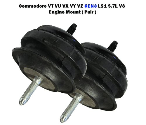 ENGINE MOUNT 5.7L Gen3 PAIR for HOLDEN COMMODORE SS VT VX VU VY VZ LS1 V8 - Picture 5 of 5
