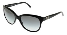 Versace Sunglasses Women Black VE4246B GB1 11 Oval Fashion