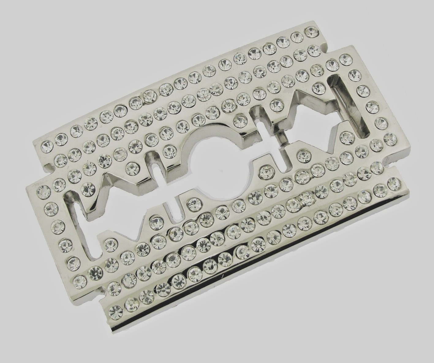 Rock Cutter Biker Hip New Razor Blade Belt Buckle Barber Shop Punk