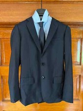 4k Rare Dior Homme Hedi Slimane 2 Button Wool Silk Slim Navy Suit 34R NWT