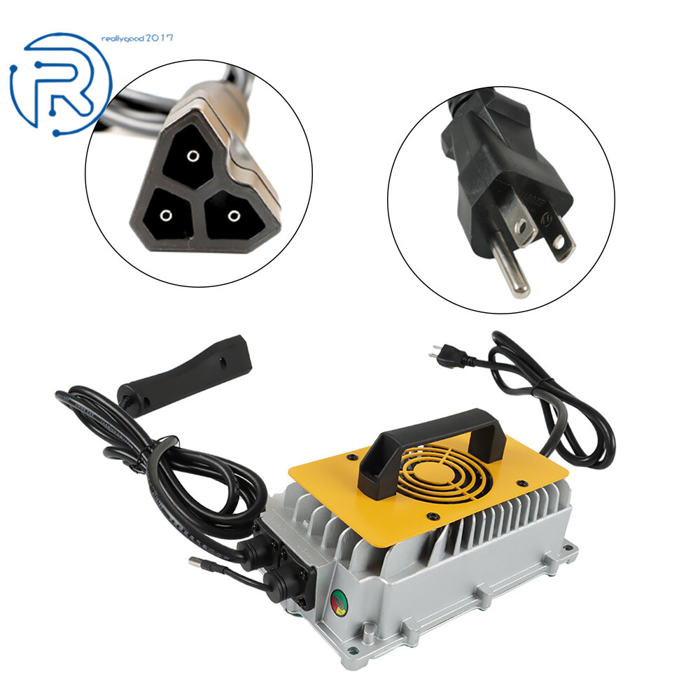 For EZGO TXT RXV 48V 17A Golf Cart Battery Charger 3-pin