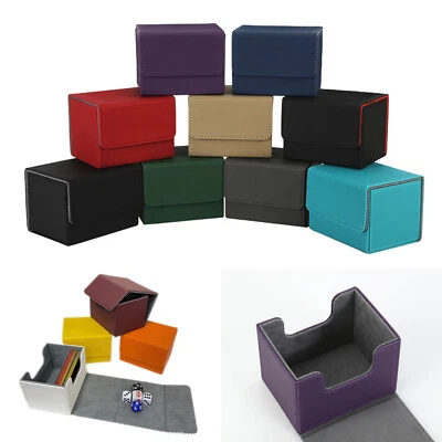 COSMOS For Topps, Panini TCG PTCG Cards PU Storage Case Flip Card Holder Storage Box