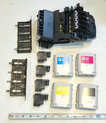 Printhead Carriage & PRINTHEADS & INK  DesignJet 500 model C7769B PRINTER PART