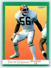 1991 Fleer #35 David Grayson
