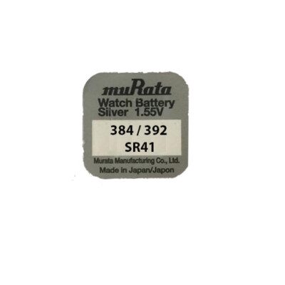 4 x Murata eh Sony 392 384  Uhrenbatterie 1,55 V SR41W  AG3 LR41 L41 192 