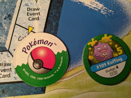 1999 Pokemon Master trainer Board Game Replacement Parts U PICK POG Card Token - Picture 153 of 215