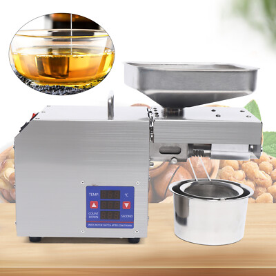 Automatic Oil Press Machine Commerical Home Use Oil Extraction Oil Extractor USA