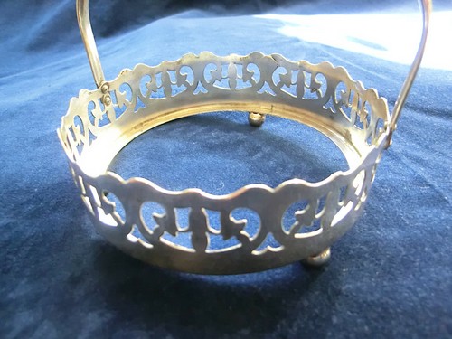 VINTAGE PICKLE CASTOR STAND FRAME NO GLASS JAR EPNS SILVER PLATED - Picture 9 of 12