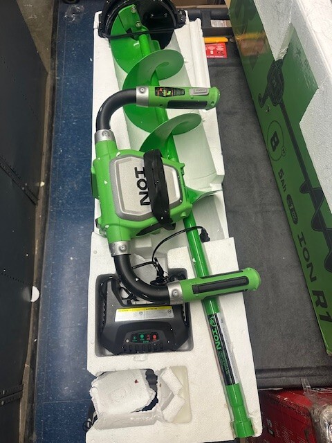 Ion R1 Battery Powered Ice Augers For Sale Ion Electric Ice Augers - Main Image