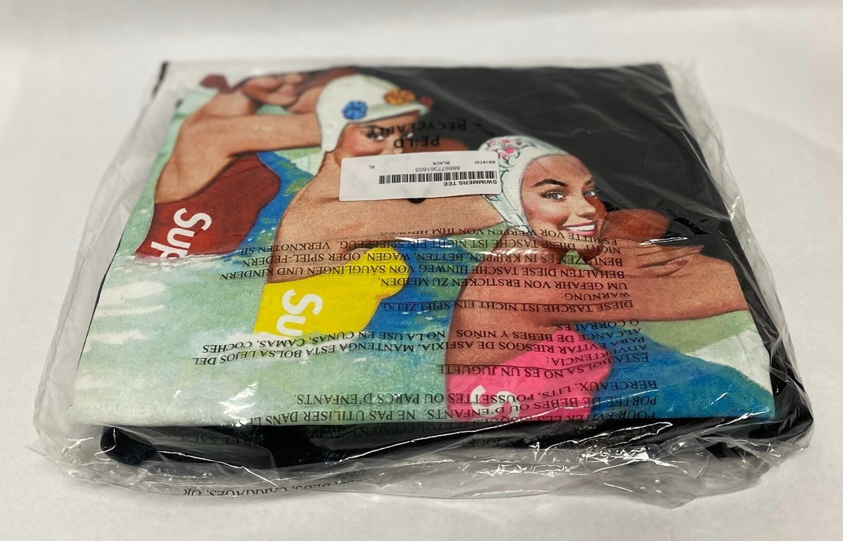 トップス supreme 18ss SWIMMERS t-shirts XL Supreme Swimmers Tee - Black XL - SS18 - Brand New, Rare | eBay