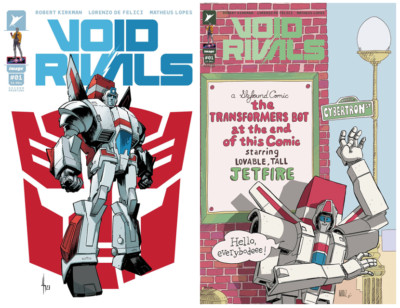 Void Rivals #1 2nd Print Cover A & B Set LOT Transformers JETFIRE 2023 KIRKMAN