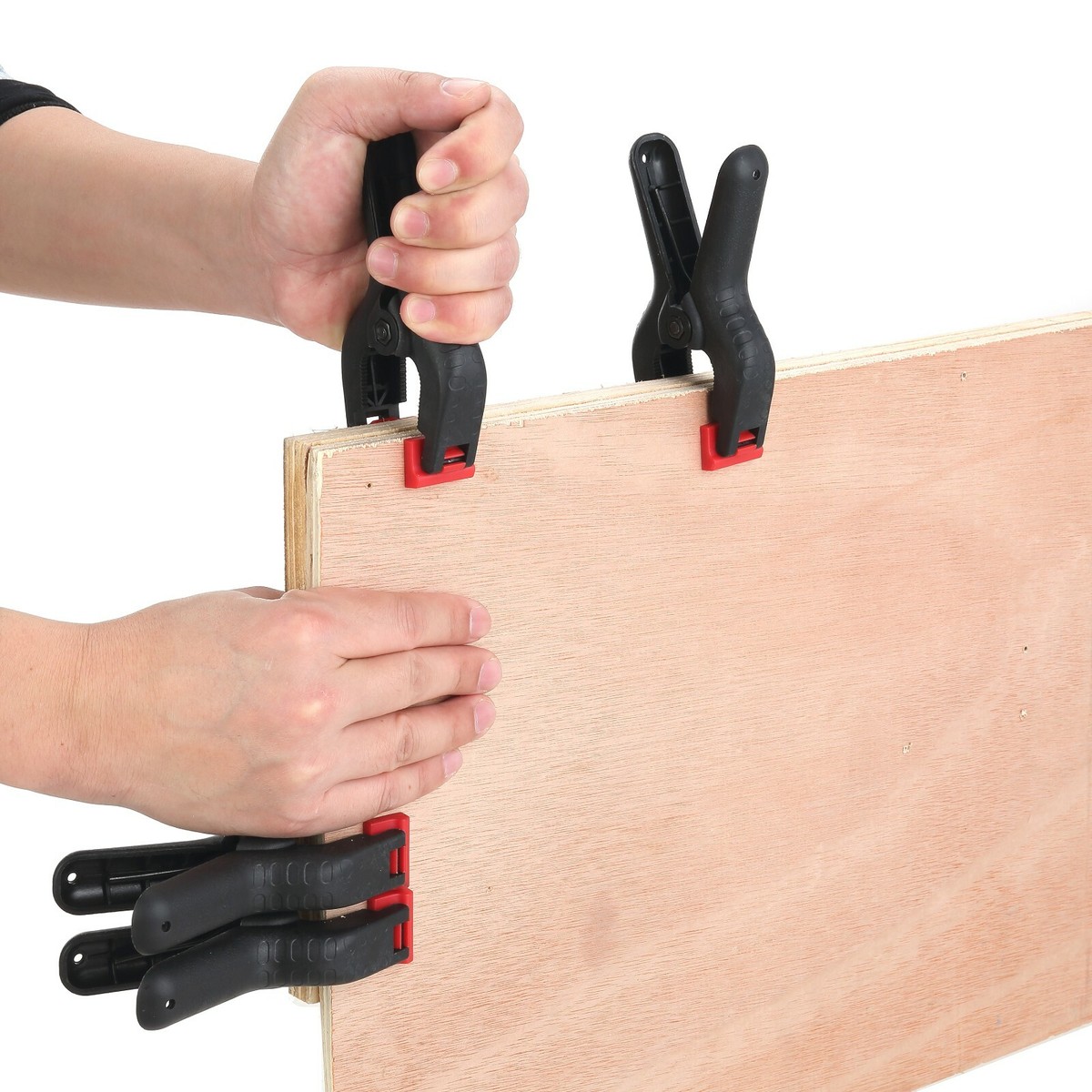4 Pack 4 Inch Wood Work Heavy Duty Nylon Plastic Spring Loaded