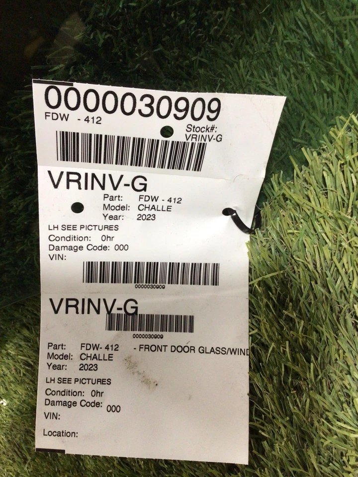 ✅ 2023 DODGE CHALLENGER FRONT DOOR GLASS WINDOW LH OEM - Imagem 3 de 3