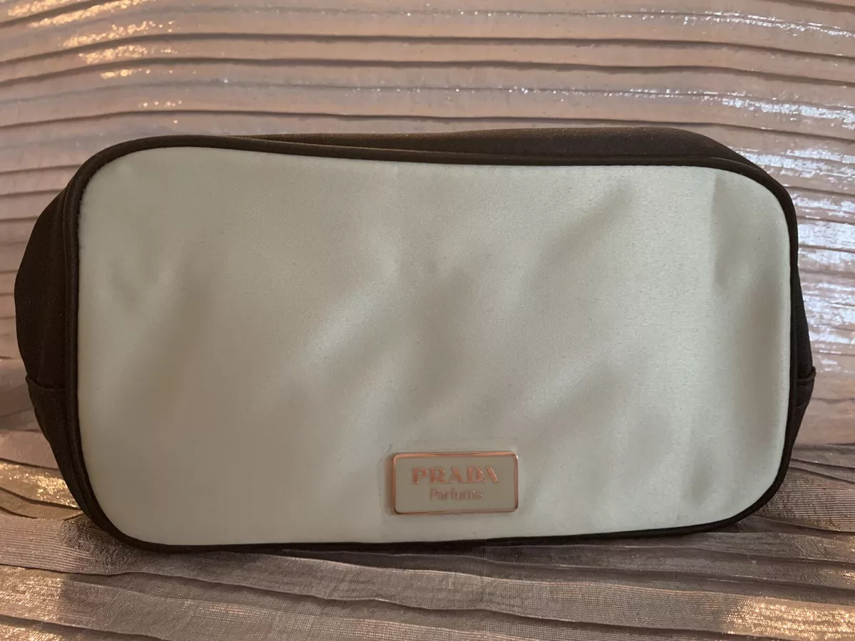 Prada Milano Parfums -Lime Satin Make Up bag /Pouch /Clutch -Brand