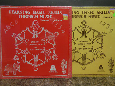 Sealed! Hap Palmer: Learning Basic Skills Through Music Vol 2&5, 2 x 12'' LP Mint