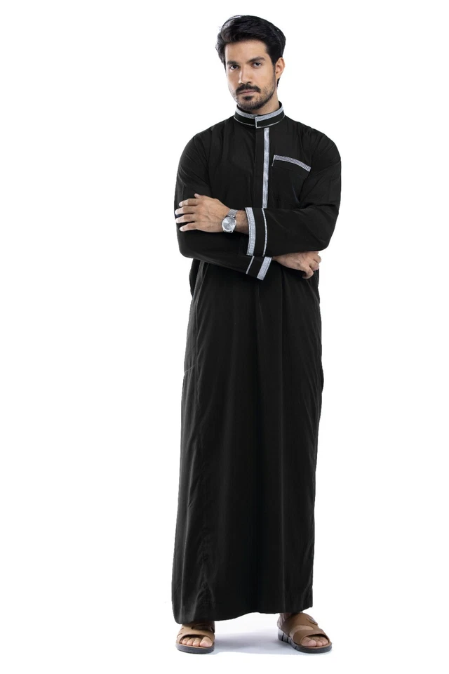 Hombre Thoub Dishdahsa Traditions Árabe Hombre Thub Foto 2 de 4