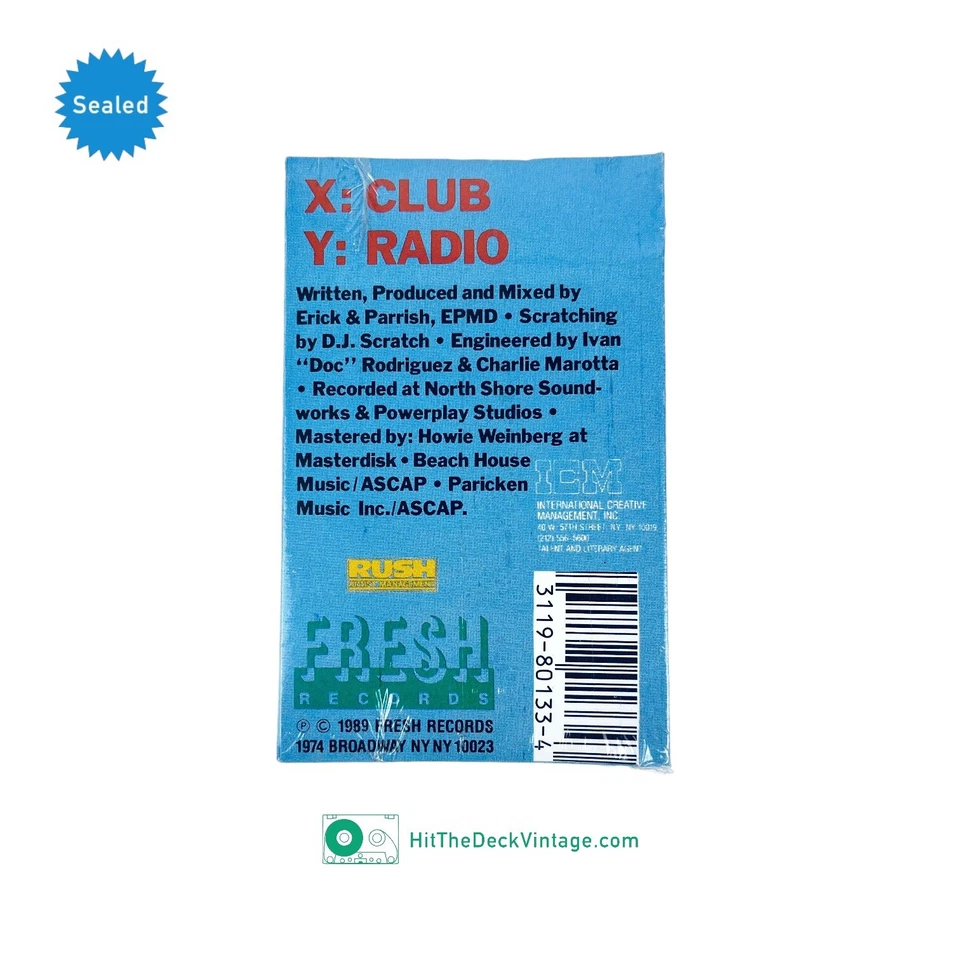 EPMD - So Wat Cha Sayin' Single Cassette Tape (1989) 80s Hip Hop SEALED - Image 2 of 4