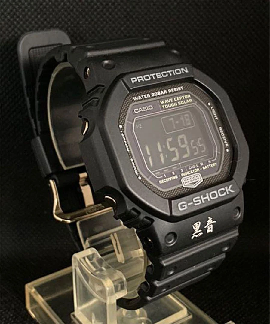 CASIO G-SHOCK GW-5600 Tough Solar BLACK MIC Mens Watch Used 221011098